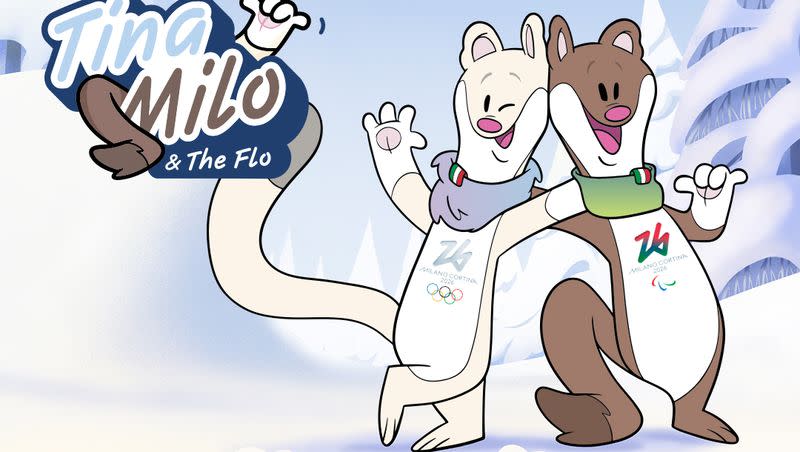 Tina and Milo, the new mascots for the 2026 Olympic Winter Games in Milano-Cortina, Italy, were unveiled this week.