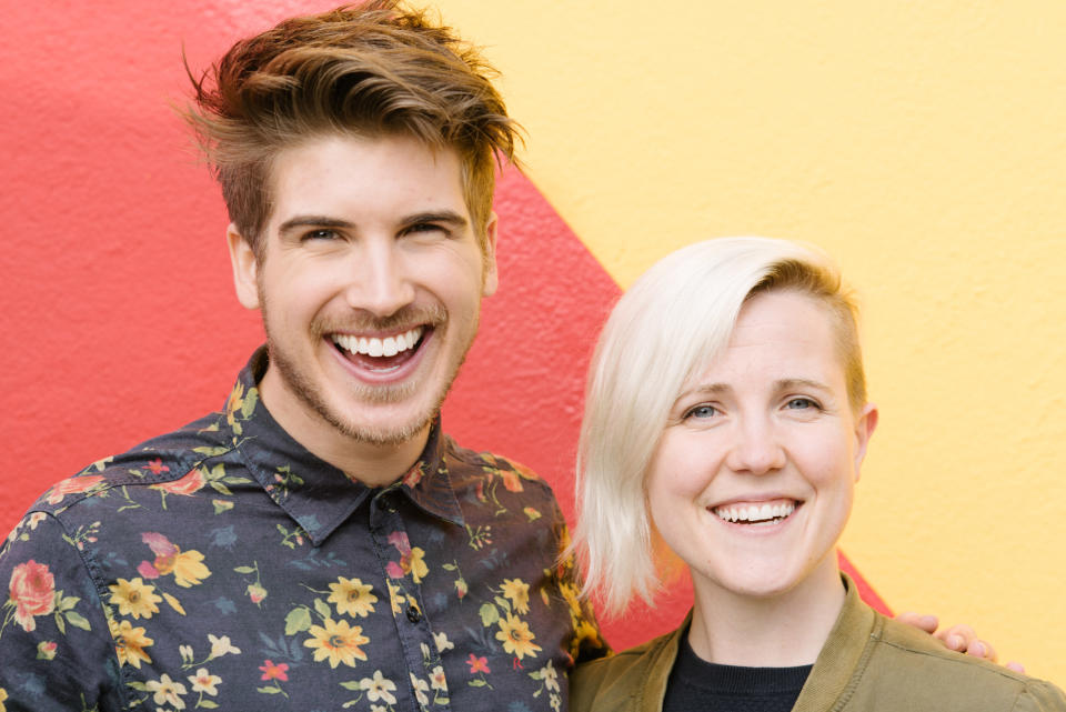 Joey Graceffa and Hannah Hart&nbsp;