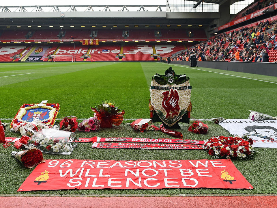 Today the CPS confirmed that six individuals face charges in connection with the Hillsborough disaster: Liverpool FC via Getty Images