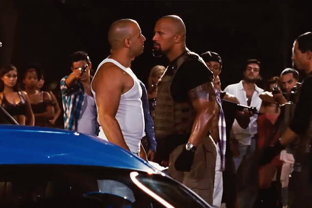 Vin Diesel and Dwayne 