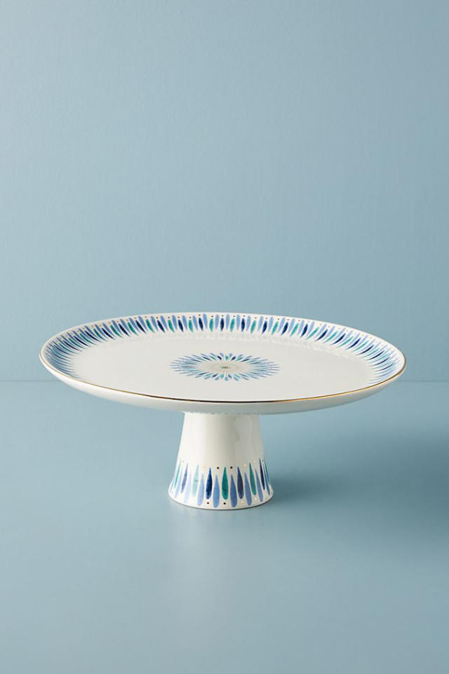 Marble & Walnut Rotating Cake Stand on Food52