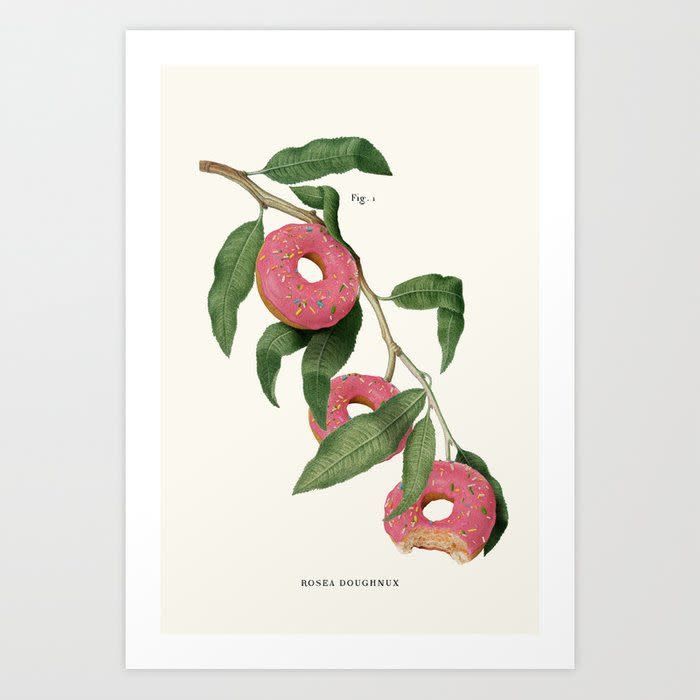 1) Jonas Loose Donut Plant Art Print