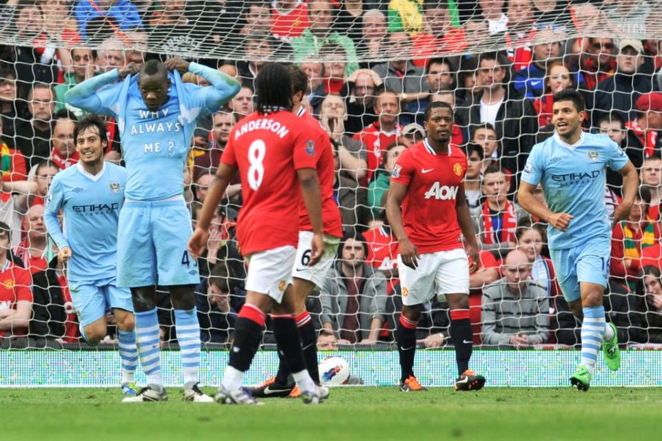 Manchester City thrashed rivals Manchester United 6-1 a decade ago (Martin Rickett/PA) (PA Archive)