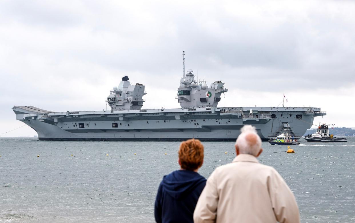 HMS Queen Elizabeth has been hit by several malfunctions