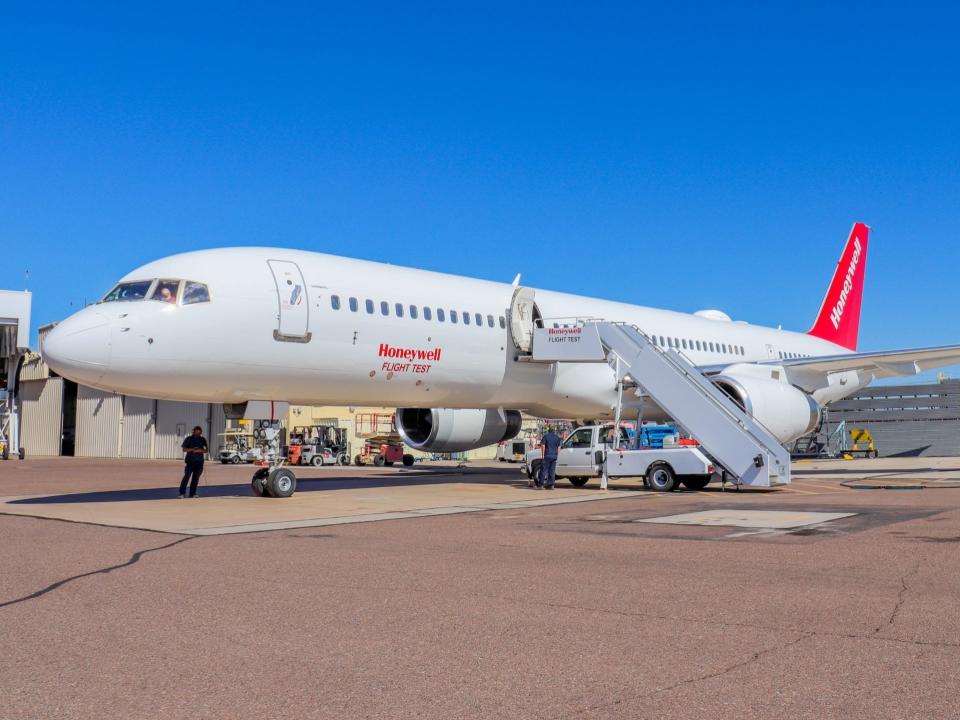 Honeywell Aerospace's Boeing 757 testbed — Honeywell Aerospace Boeing 757 testbed aircraft