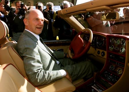 FILE PHOTO: FERDINAND PIECH, HEAD OF VOLKSWAGEN AG SITS IN BENTLEY IN WOLFSBURG.