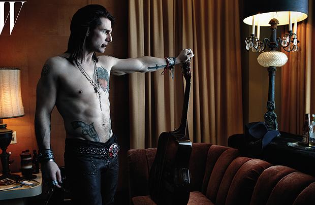 More Shirtless Tattooed Tom Cruise Photos in W Magazine