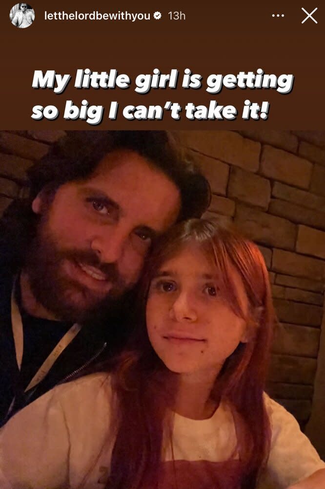 Scott Disick shares photos of family on Instagram