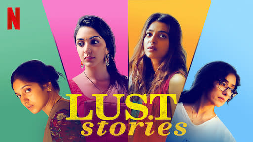 A promotional image for Lust Stories.  