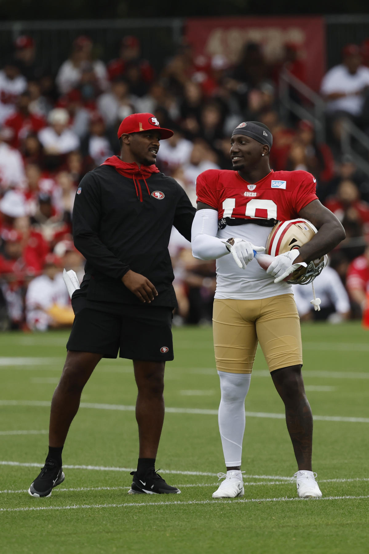 70/422 Jerry Rice & Deebo Samuel San Francisco 49ers Then And Now