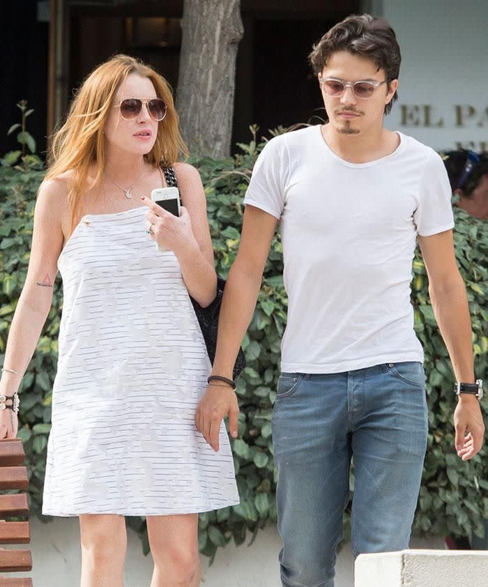 Lindsay and her ex-fiance. Source: Getty Images.