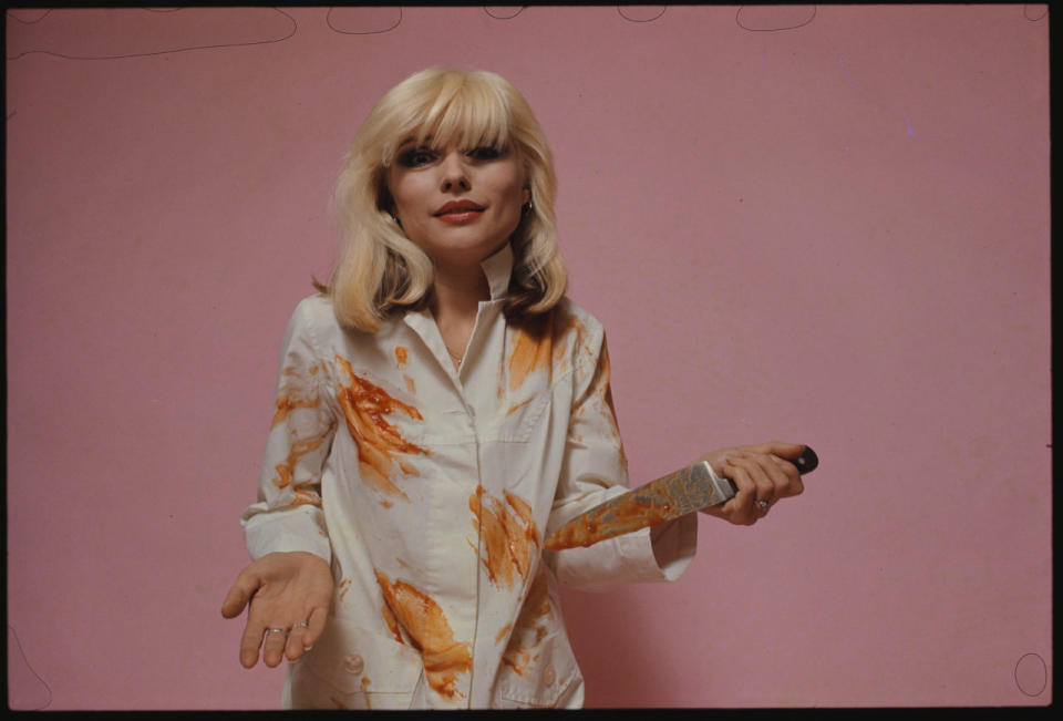 Debbie Harry with a Knife