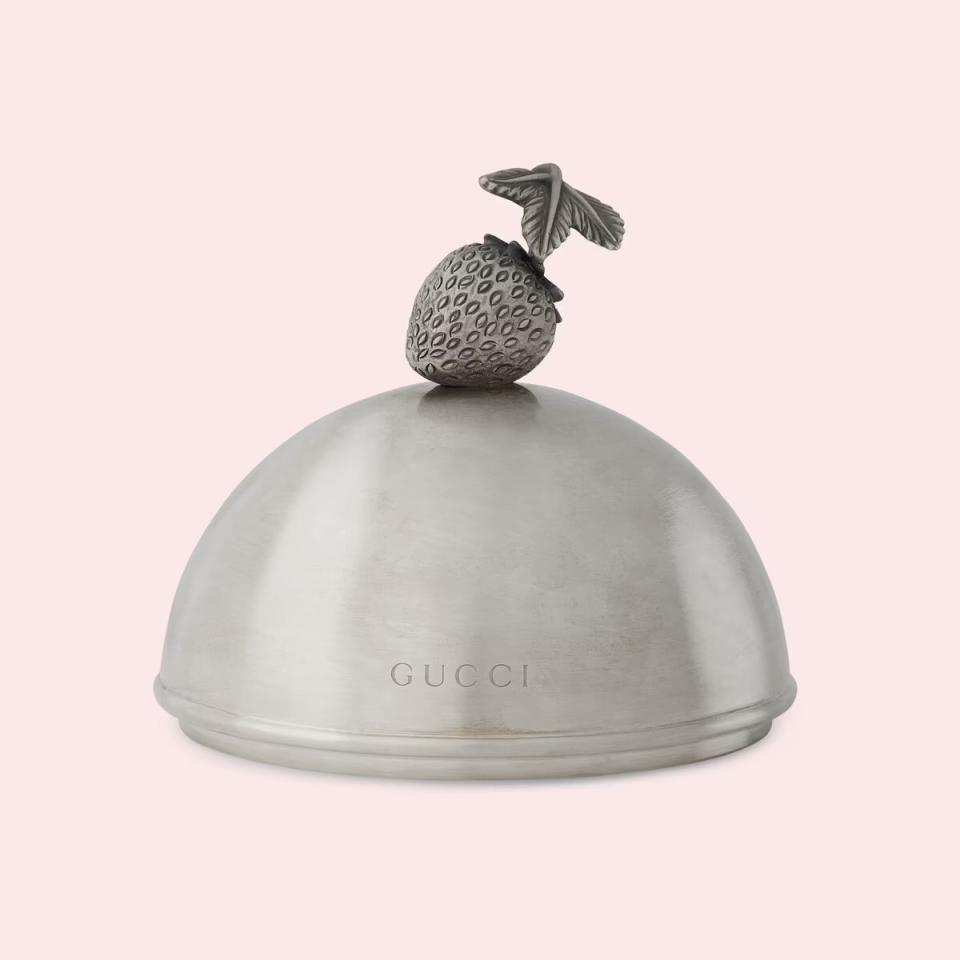 Gucci Pet Bowl Cover with Strawberry