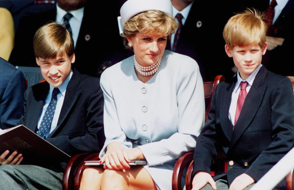 Princess Diana pictured with William and Harry in 1995 [Photo: PA]