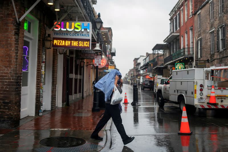 FILE PHOTO: Hurricane Zeta approaches New Orleans