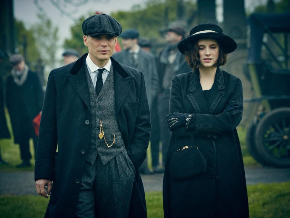 Murphy and Sophie Rundle as Tommy and Ada Shelby (BBC)