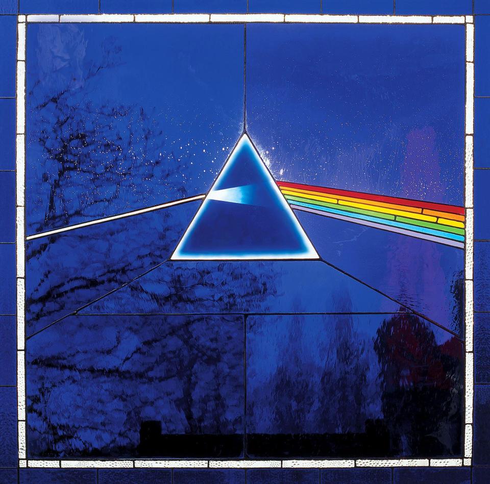 This is an album shot from the new packaging for the Pink Floyd 30th anniversary edition of Dark Side of the Moon, a special CD and Super Audio CD with a new multichannel mix.