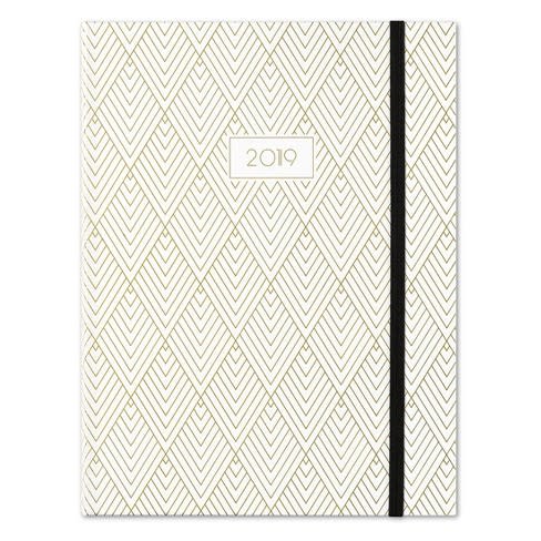 Deco Diamond Gold Planner