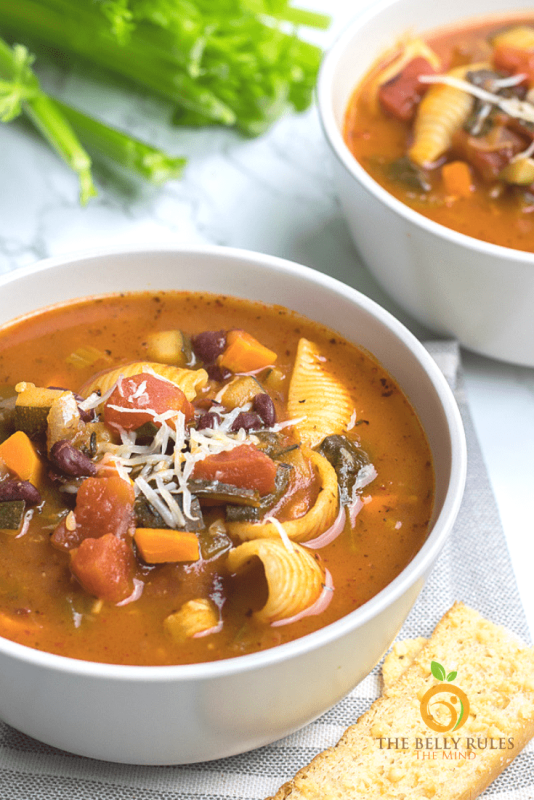 Belly Rules the Mind<p>This hearty soup can be made in Instant Pot or Stove Top. Both ways will guarantee you a delicious, family-friendly meal.</p><p><strong>Get the recipe: <a href="https://thebellyrulesthemind.net/instant-pot-minestrone-soup/" rel="sponsored" target="_blank" data-ylk="slk:Copycat Olive Garden Minestrone Soup;elm:context_link;itc:0;sec:content-canvas" class="link ">Copycat Olive Garden Minestrone Soup</a></strong></p>