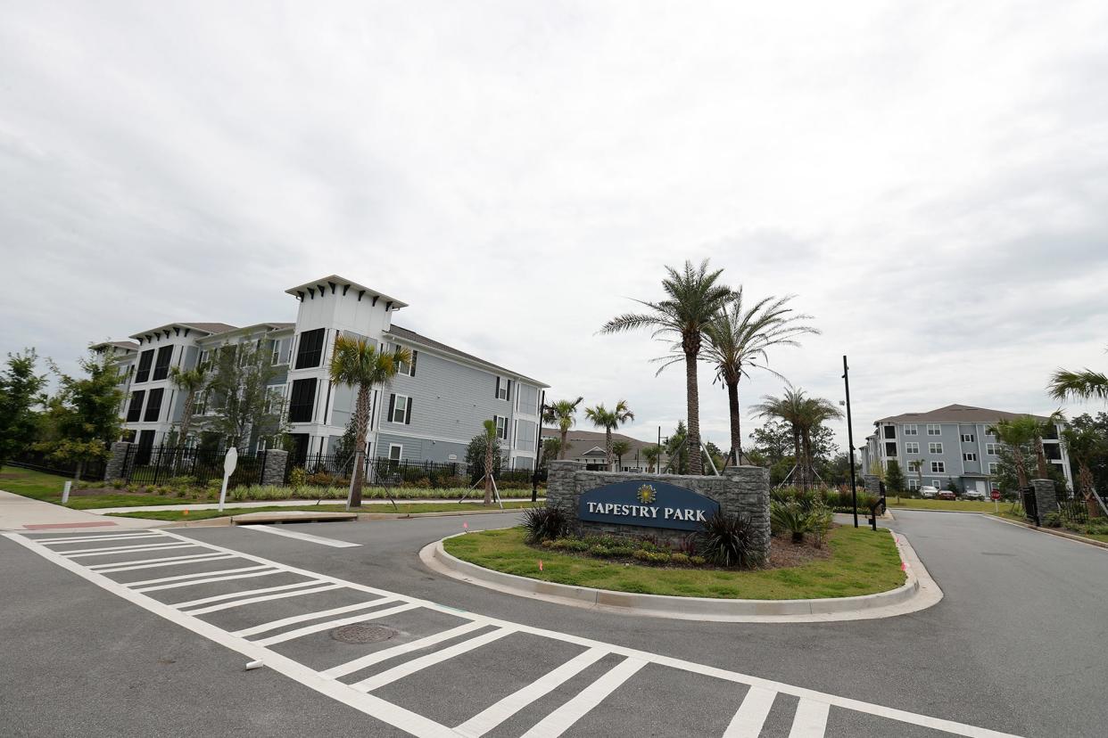 Tapestry Park apartments near City Hall in Garden City.