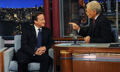 Cameron Stumped By Letterman's History Quiz