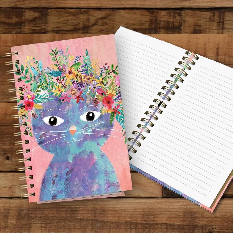 Fancy Cat Spiral Notebook