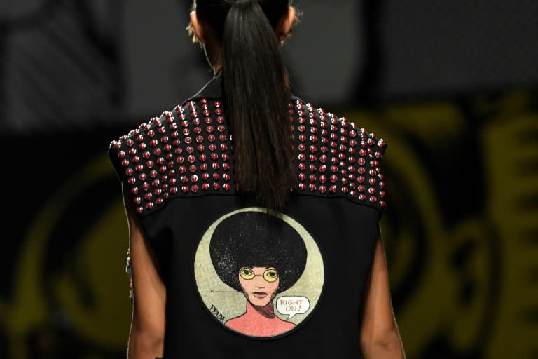 Studs and stars: Prada's Milan show channelled the punk spirit