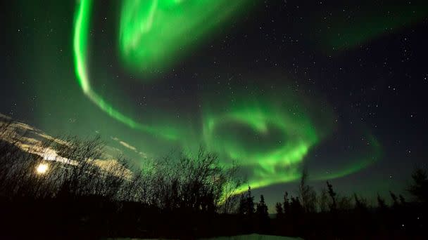 PHOTO: The Aurora Borealis, also known as the Northern lights, appears in the sky, Jan. 8, 2017, west of Fairbanks, Alaska. (Lance King/Getty Images, FILE)