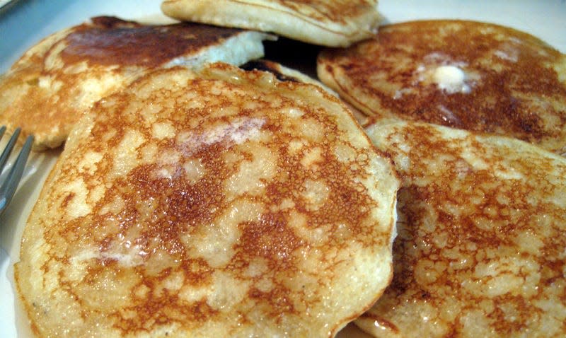 Johnnycakes are a staple Rhode Island food.