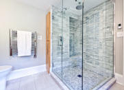 <body> <p>A full bathroom makeover doesn't come cheap, so you might be tempted to cut corners by employing a can of paint to mask discolored glass shower doors. This, however, is not your best bet. As <a rel="nofollow noopener" href=" http://www.bobvila.com/articles/clean-shower-doors/?#.WAUhd5MrJAY?bv=yahoo" target="_blank" data-ylk="slk:shower doors;elm:context_link;itc:0;sec:content-canvas" class="link ">shower doors</a> are exposed to constant moisture, it's only a matter of time before the paint chips and corrodes. If you're determined to paint anyway, improve your chance of success by applying metal primer and using a rust-inhibiting paint.</p> <p><strong>Related: <a rel="nofollow noopener" href=" http://www.bobvila.com/slideshow/10-quick-fixes-for-a-more-refreshing-shower-48186?#.WAUhaJMrJAY?bv=yahoo" target="_blank" data-ylk="slk:10 Quick Fixes for a More Refreshing Shower;elm:context_link;itc:0;sec:content-canvas" class="link ">10 Quick Fixes for a More Refreshing Shower</a> </strong> </p> </body>