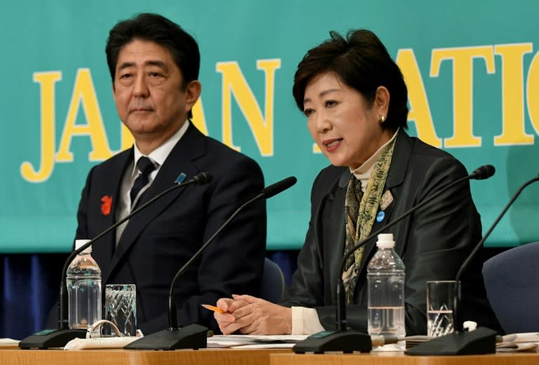 Prime Minister Shinzo Abe and Tokyo Governor Yuriko Koike have dominated the campaign