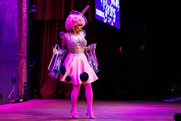 “I can be sexy and silly,” said Calamity Chang, host and creator of the Asian Burlesque Festival.