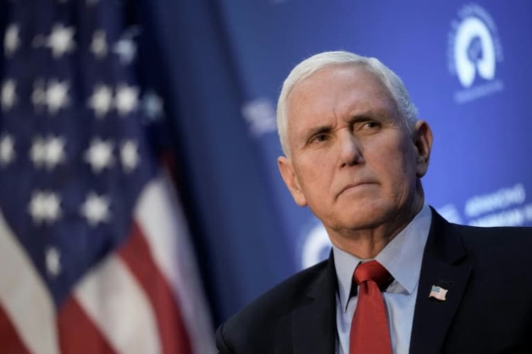 L'ancien vice-président américain Mike Pence à Washington le 30 novembre 2021 - Drew Angerer © 2019 AFP