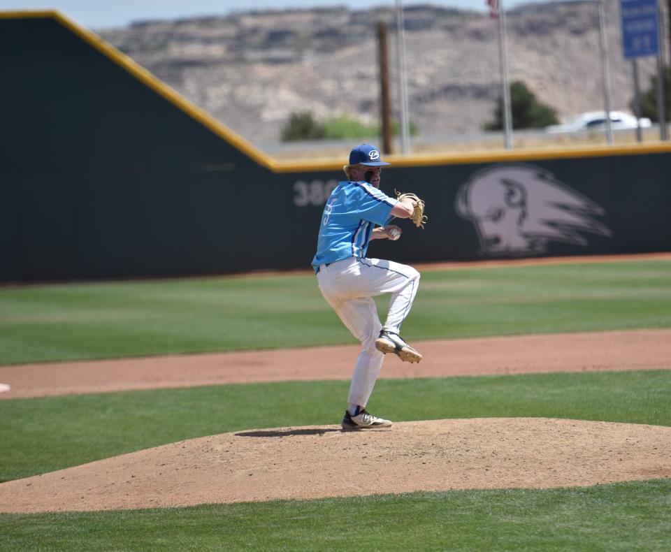 Malcolm Bartholomew pitched six scoreless innings on Monday against Hurricane.