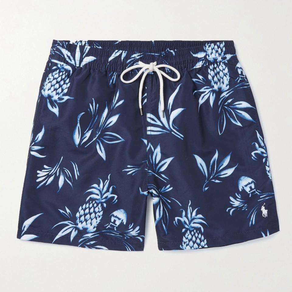 Traveler Mid-Length Printed Swim Shorts