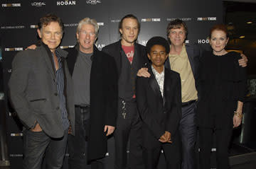 Bruce Greenwood , Richard Gere , Heath Ledger , Marcus Carl Franklin , director Todd Haynes and Julianne Moore at the New York City premiere of The Weinstein Company's I'm Not There