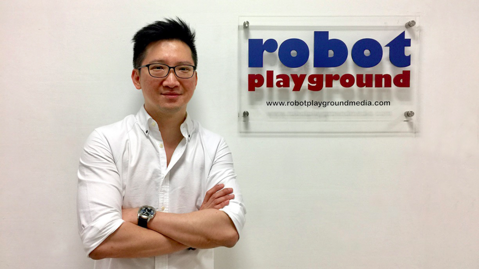 Ervin Han, head of Robot Playground Media. (PHOTO: Weber Shandwick)