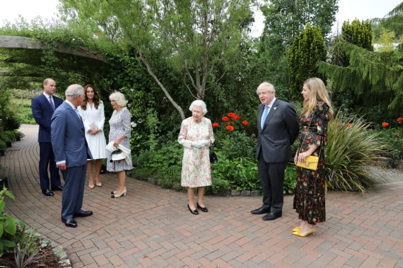 Reception at The Eden Project on the sidelines of the G7 summit in Cornwall