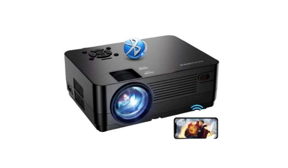 Proyector Roconia de 1080P con 5G, WiFi y Bluetooth