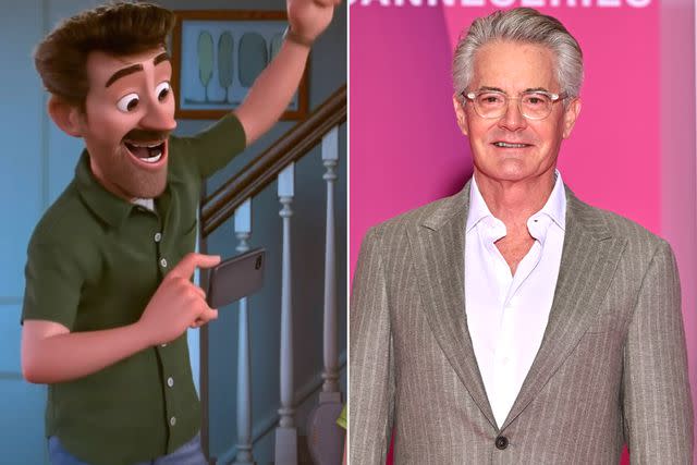 <p>Walt Disney Studios Motion Pictures; Stephane Cardinale - Corbis/Corbis via Getty</p> Mr. Andersen in 'Inside Out 2'; Kyle MacLachlan