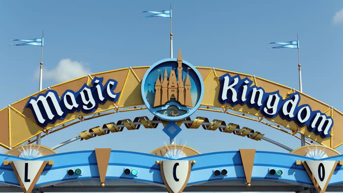 Magic Kingdom entrance at Walt Disney World