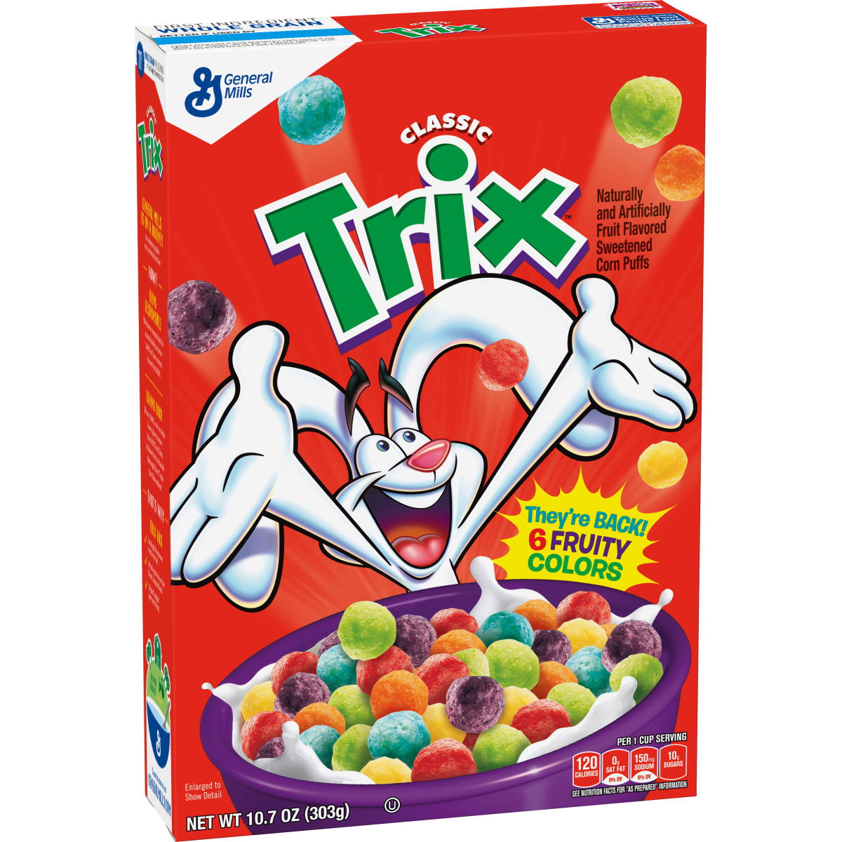 Trix losing two colors from cereal