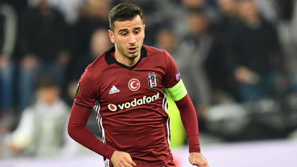 Ozyakup in action for Besiktas in the Turkish Super Lig