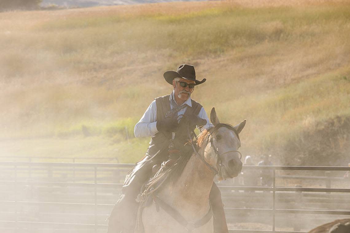 Cowboy Lloyd Pierce, played by Forrie J. Smith, in Season 5, Episode 7 of “Yellowstone.”