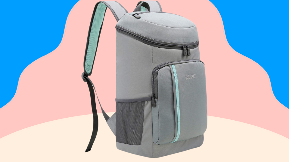 Pack your favorite drinks while on the go with the Tourit cooler backpack.