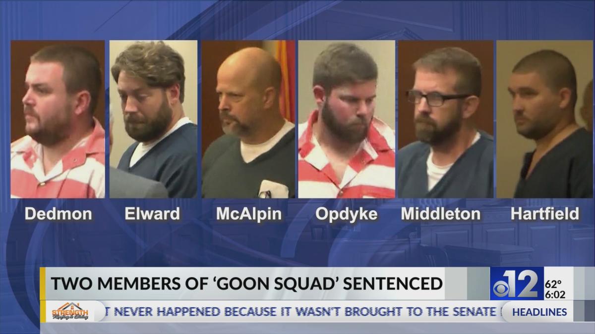 Two members of Mississippi ‘Goon Squad’ sentenced Tuesday