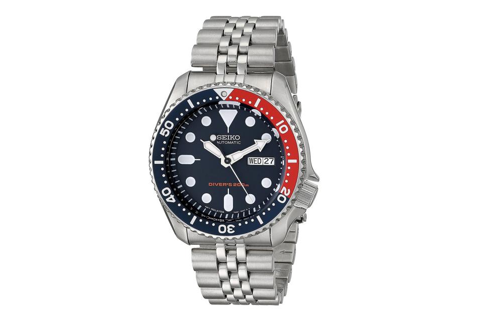 Seiko "SKX175" stainless steel automatic dive watch