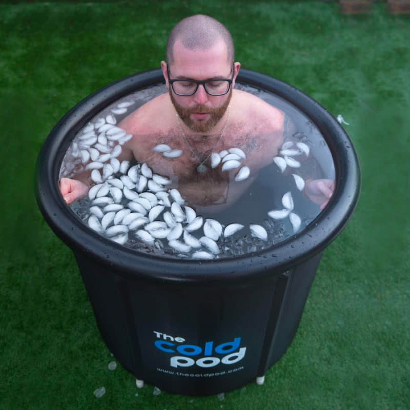 <p>Courtesy of Amazon</p><p>For a smaller, less technical, but enjoyable experience, check out The Cold Pod’s Ice Bath Tub. Made with multiple layers of waterproof and tear-resistant material, including a PVC inner layer, the tub is as durable as it gets. And, thanks to all those layers, it can also keep water cold for as long as you can handle it. Its taller design is also a stellar fit for just about everyone, as the company says it’s ideal for anyone up to 6 feet 7 inches. </p>