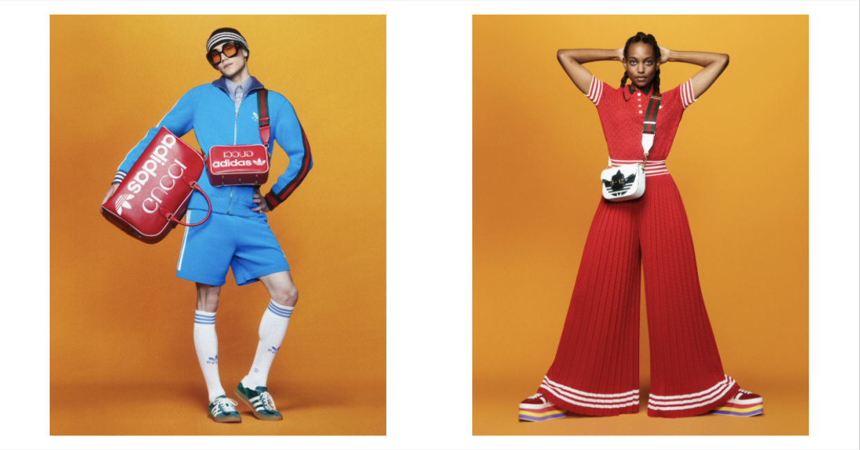 The Adidas x Gucci collection. (PHOTO: Gucci)