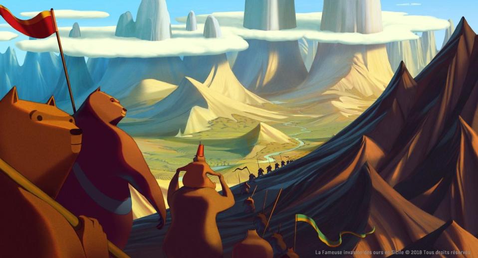 劇情描述熊國王帶領熊族到山下的人類王國，找尋失蹤的兒子下落。（網路圖片）